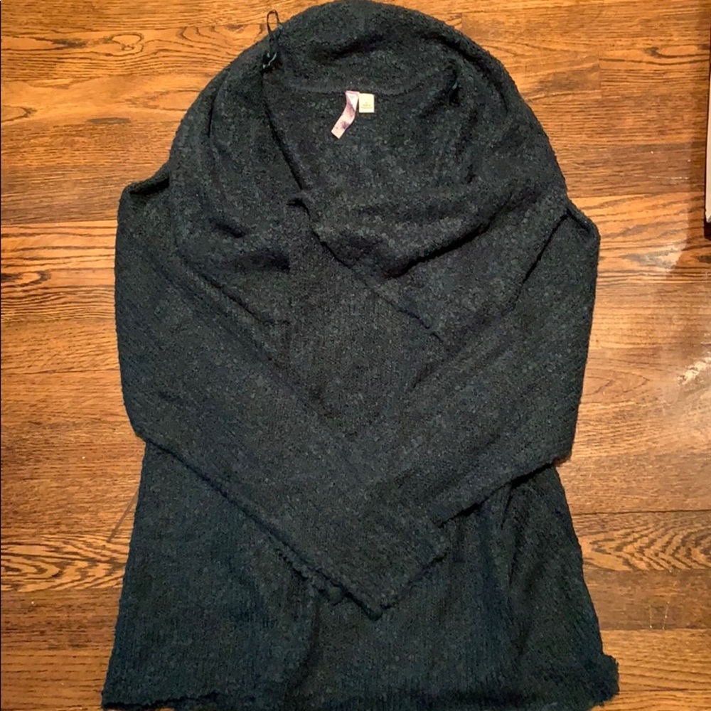 Green cardigan